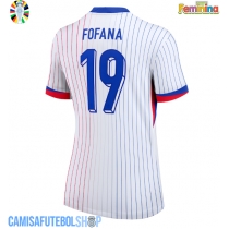 Camisa de time de futebol França Youssouf Fofana #19 Replicas 2º Equipamento Feminina Europeu 2024 Manga Curta